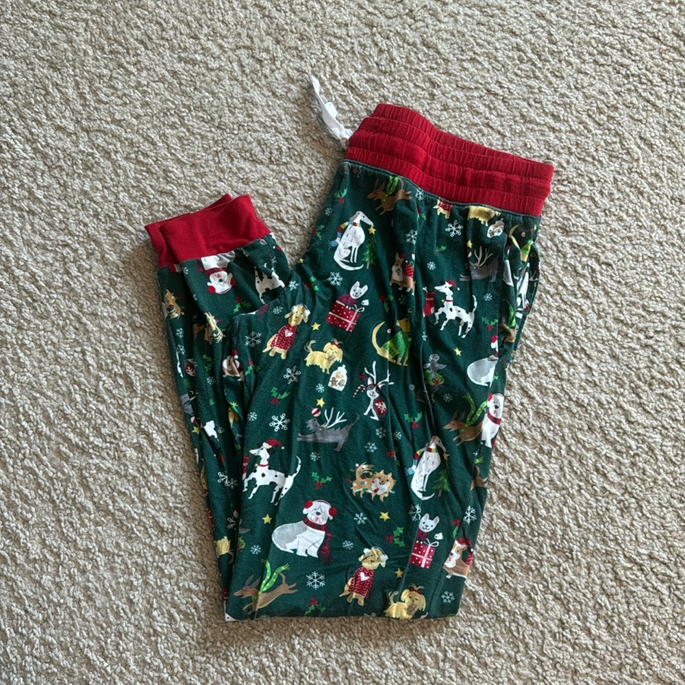 Little Sleepies Holiday Hounds Women's Jogger Pajamas